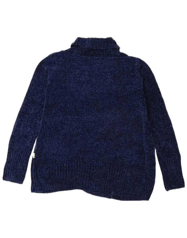 Orvis Damen-Strickjacke in Übergröße, offen, Gr. 10, Größe S, Marineblau