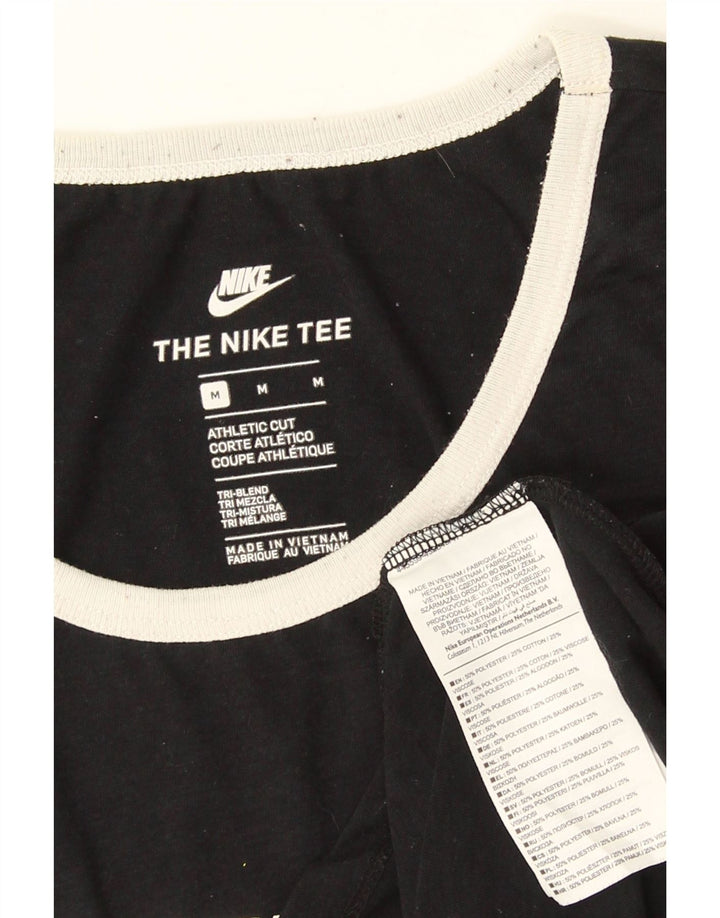 Nike Herren-Weste mit sportlichem Schnitt und Grafik, Mittelschwarzes Polyester