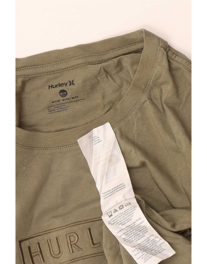 Hurley Herren-T-Shirt mit Grafik, mittlere Khaki-Baumwolle