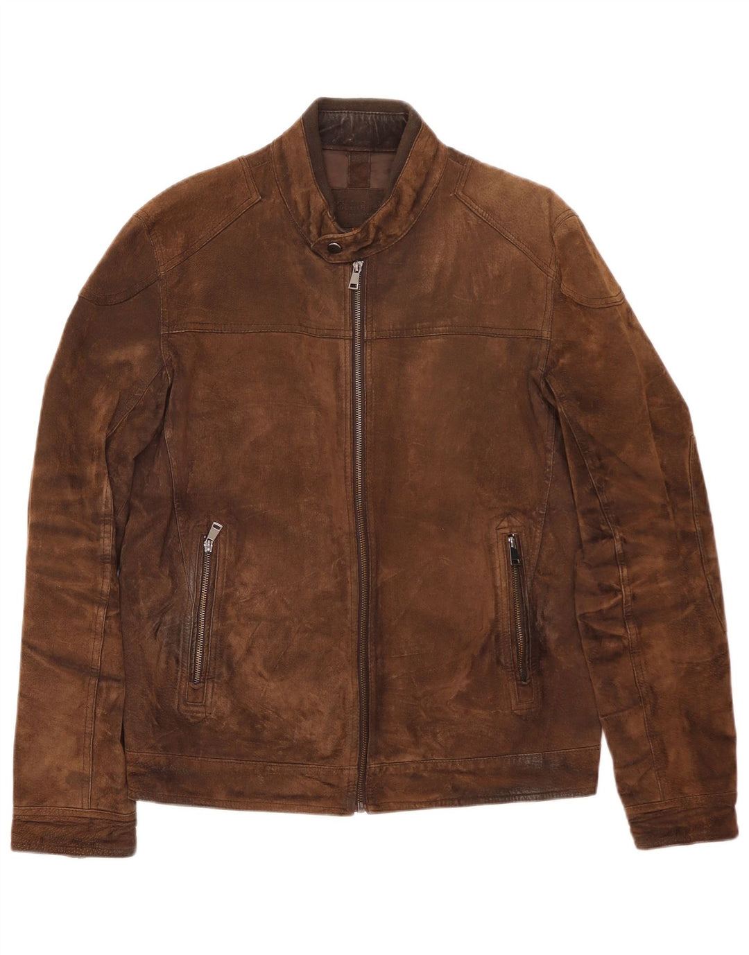 Conbipel Herren Wildlederjacke IT 52 Großes braunes Leder