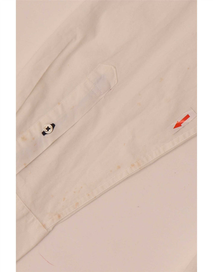 Tommy Hilfiger Herrenhemd XL, weiße Baumwolle