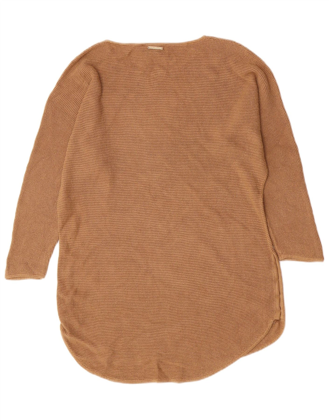 Michael Kors Damen-Pullover mit U-Boot-Ausschnitt, Gr. 14, Mittelbeige