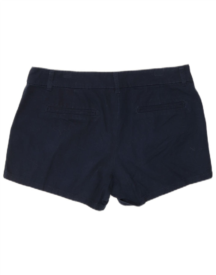 J. CREW Damen Chino-Shorts US 6 Medium W30 Marineblaue Baumwolle