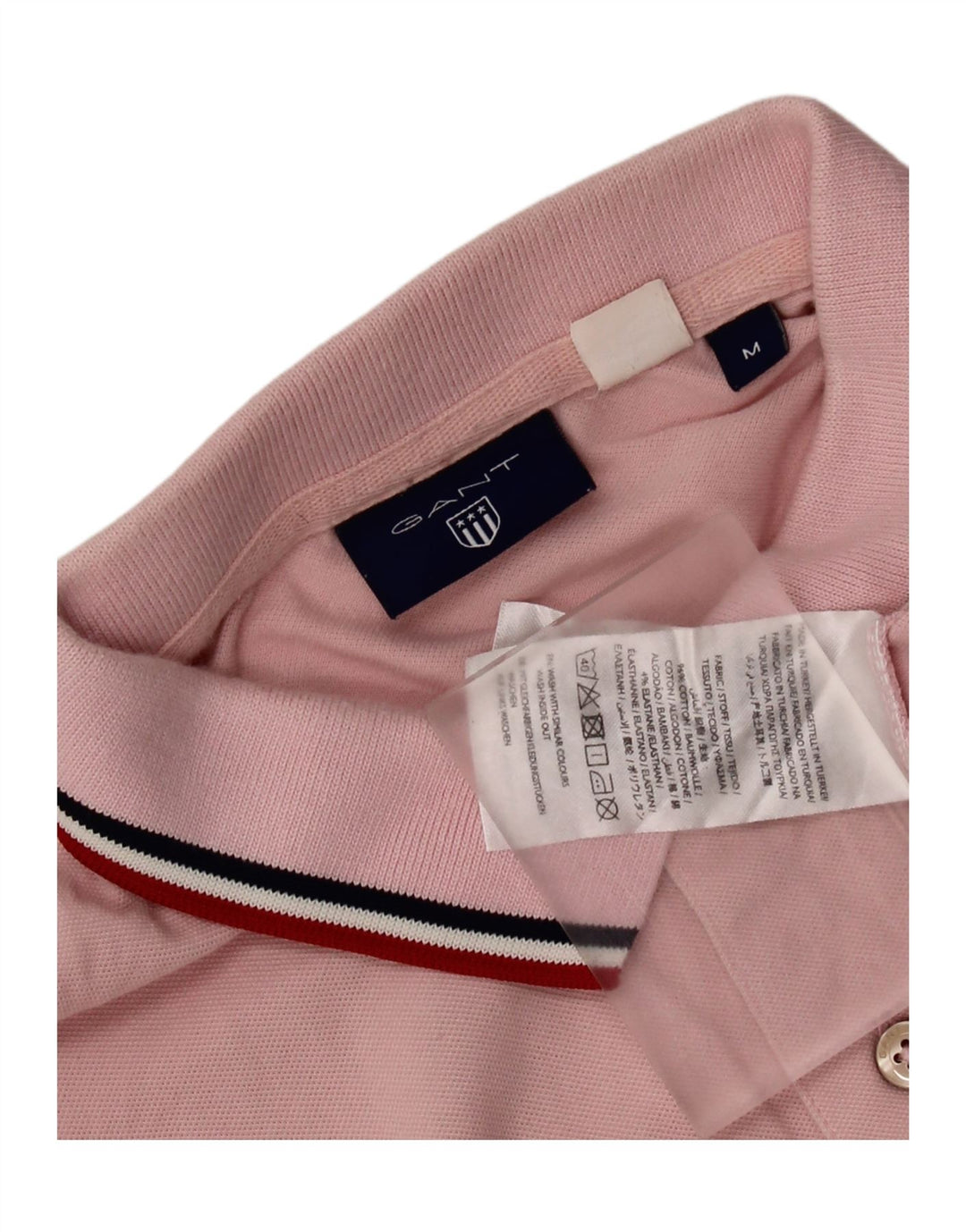 GANT Herren Poloshirt mittelrosa Baumwolle