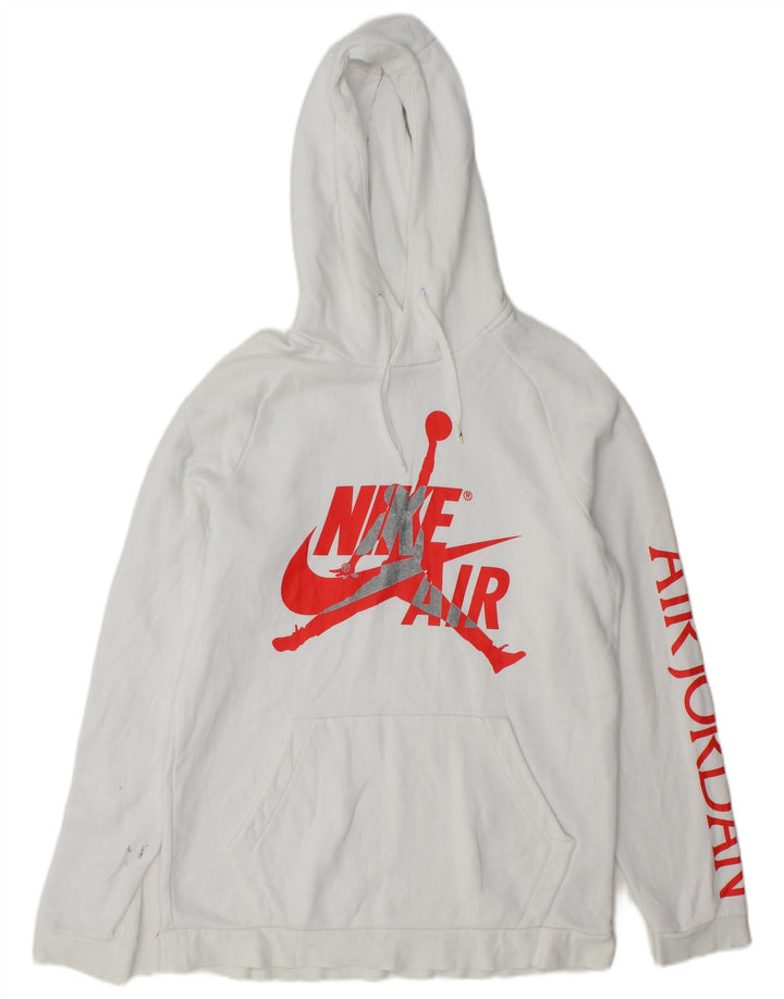 Jordan Herren-Kapuzenpullover mit Grafik, mittelweiße Baumwolle