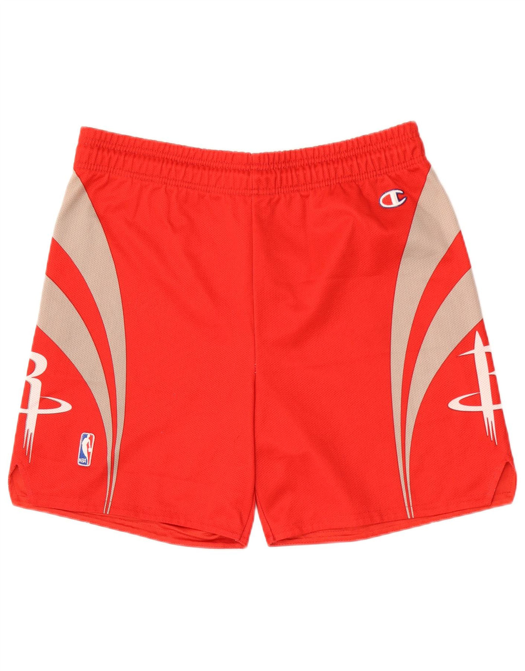 Champion Herren-Sportshorts mit Grafik, groß, rotes Farbblock-Polyester