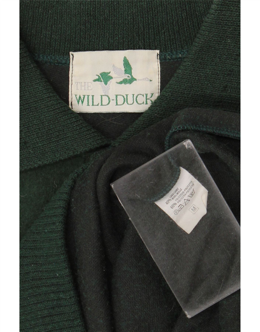Vintage Herren Rollkragenpullover Pullover Mittelgrüne Wolle