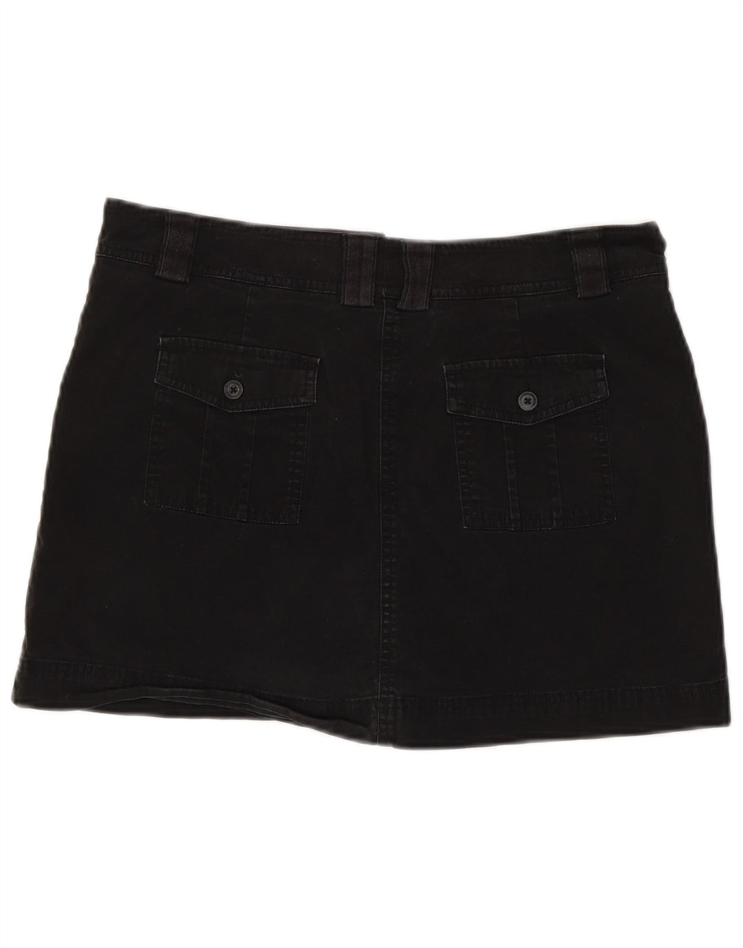DOCKERS Damen Chino-Shorts US 8 Medium W34 Schwarze Baumwolle