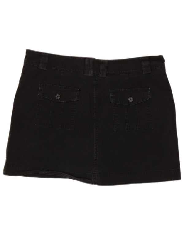 DOCKERS Damen Chino-Shorts US 8 Medium W34 Schwarze Baumwolle