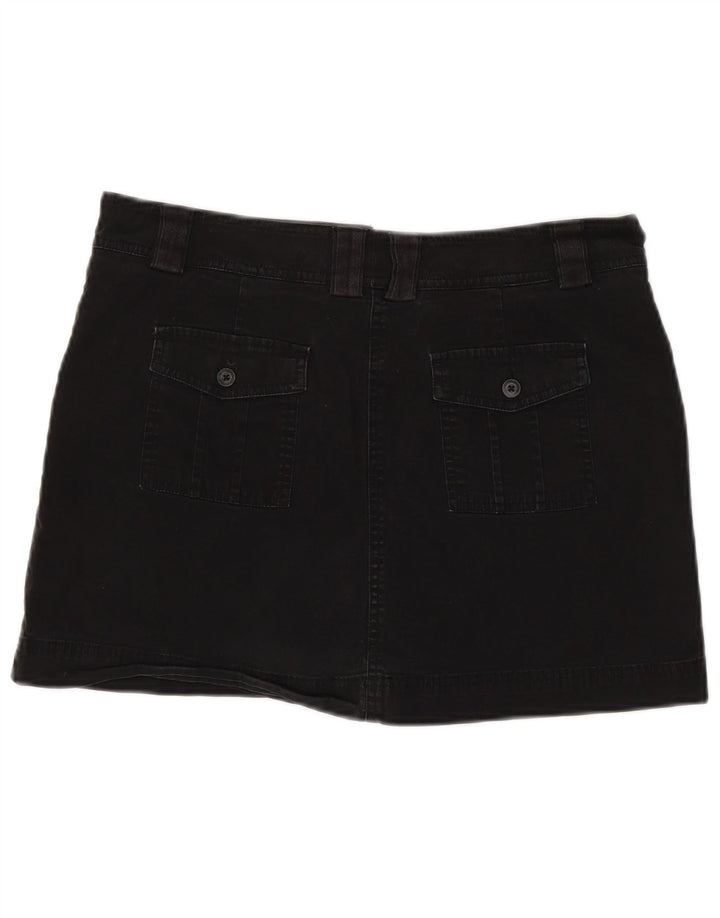 DOCKERS Damen Chino-Shorts US 8 Medium W34 Schwarze Baumwolle