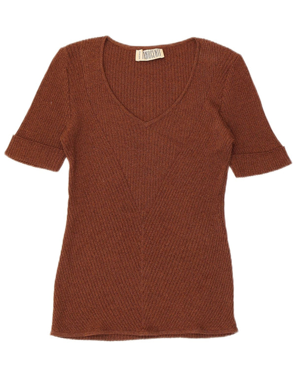 Innocenti Damen Bluse Top UK 10 Small Braun