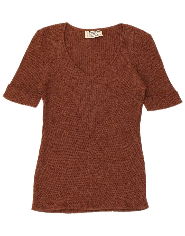 Innocenti Damen Bluse Top UK 10 Small Braun