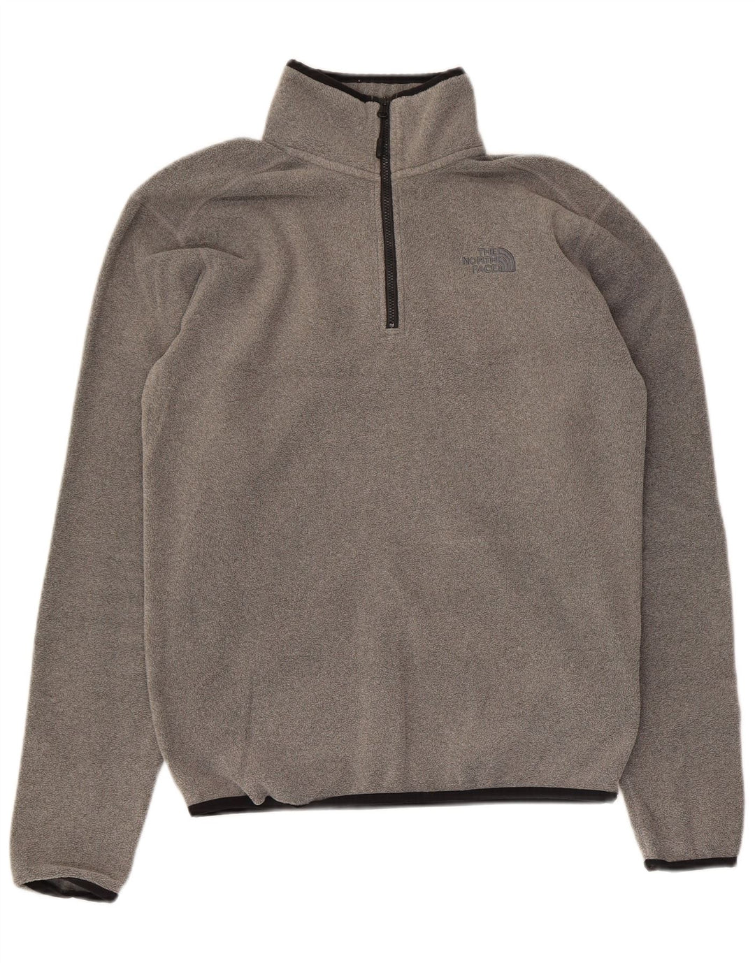 The North Face Herren-Fleecepullover mit Reißverschluss, XS, graues Polyester