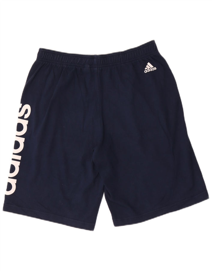 Adidas Herren Graphic Sport Shorts Medium Marineblau Baumwolle