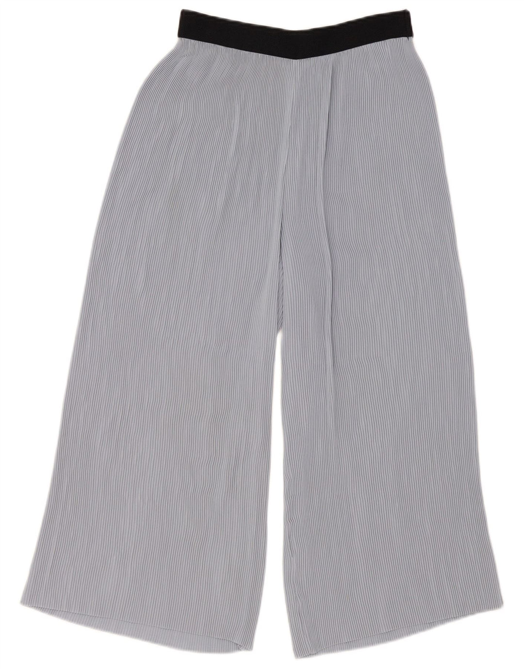 Zara Damen Cullotes Capri-Hose, Größe S, W26, L22, Blau, Polyester