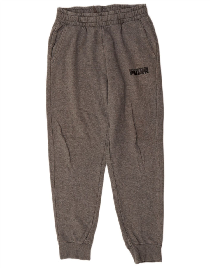 Puma Herren-Trainingshose, Jogginghose, mittelgraue Baumwolle