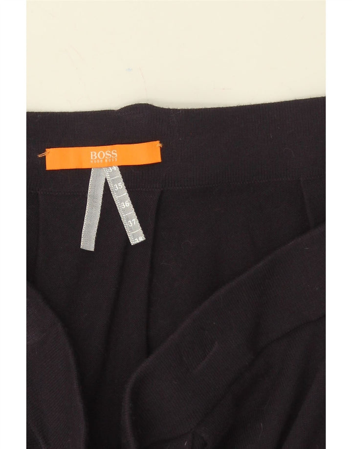 HUGO BOSS Womens A-Line Skirt W32 Large Navy Blue Vintage Hugo Boss and Second-Hand Hugo Boss from Messina Hembry 