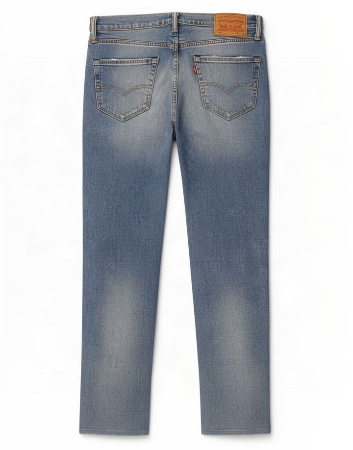 Levi's Herren 511 Slim Jeans W34 L36 Blaue Baumwolle