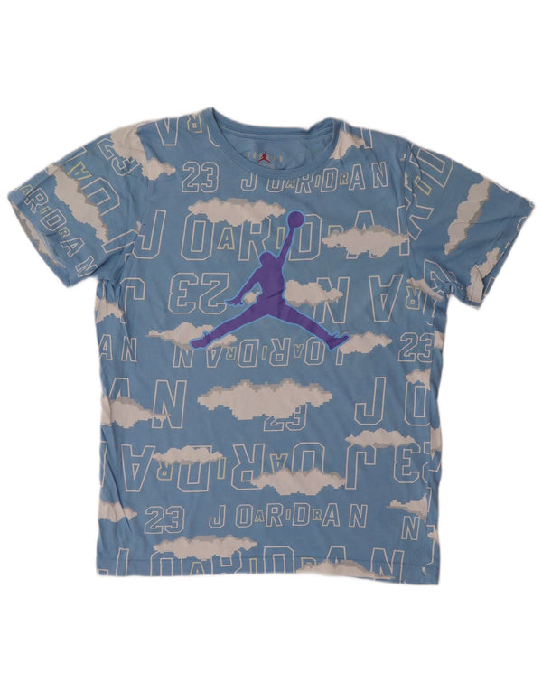 Jordan Jungen T-Shirt mit Grafik, 13–14 Jahre, XL, Blau