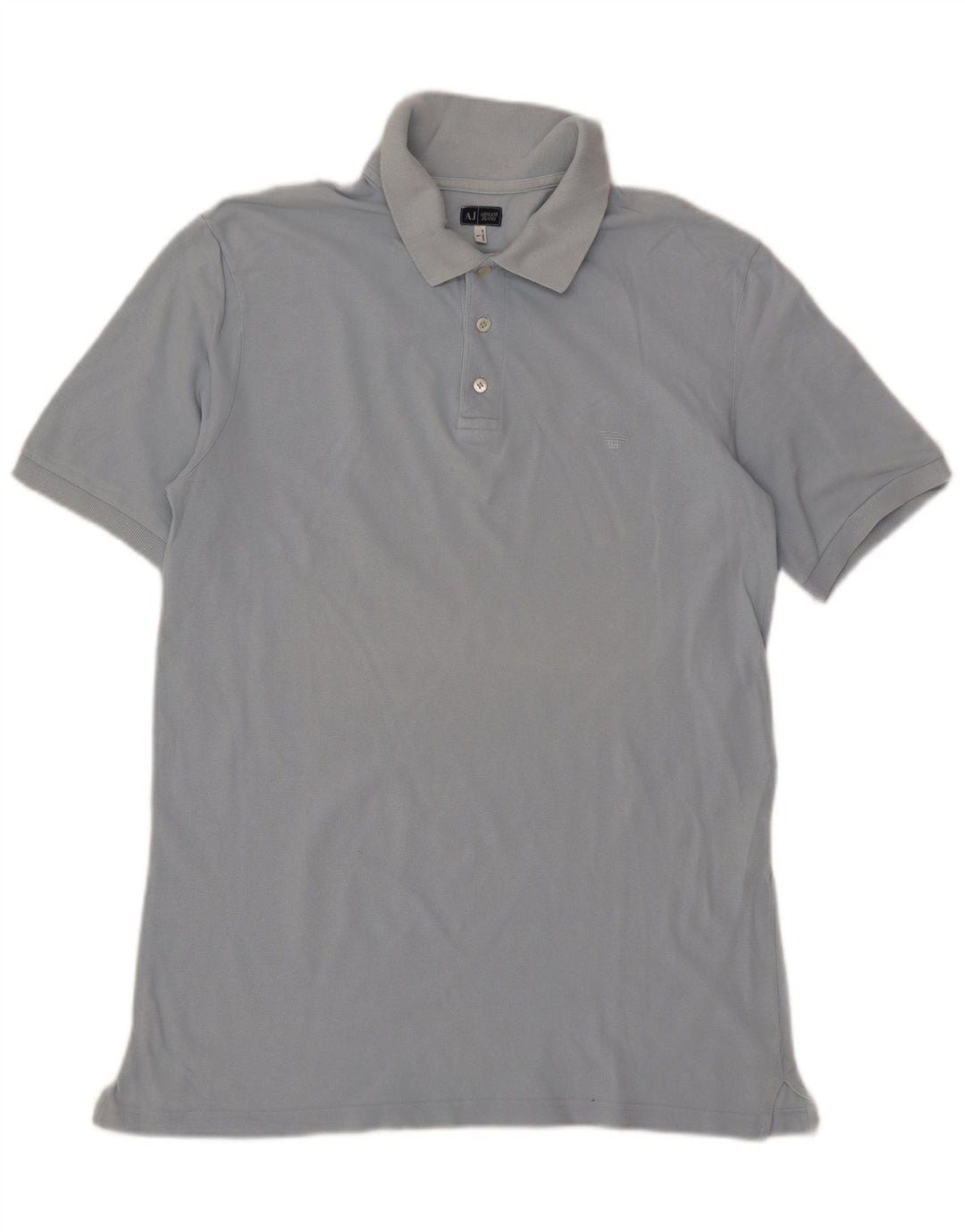 Armani Herren-Poloshirt, große blaue Baumwolle