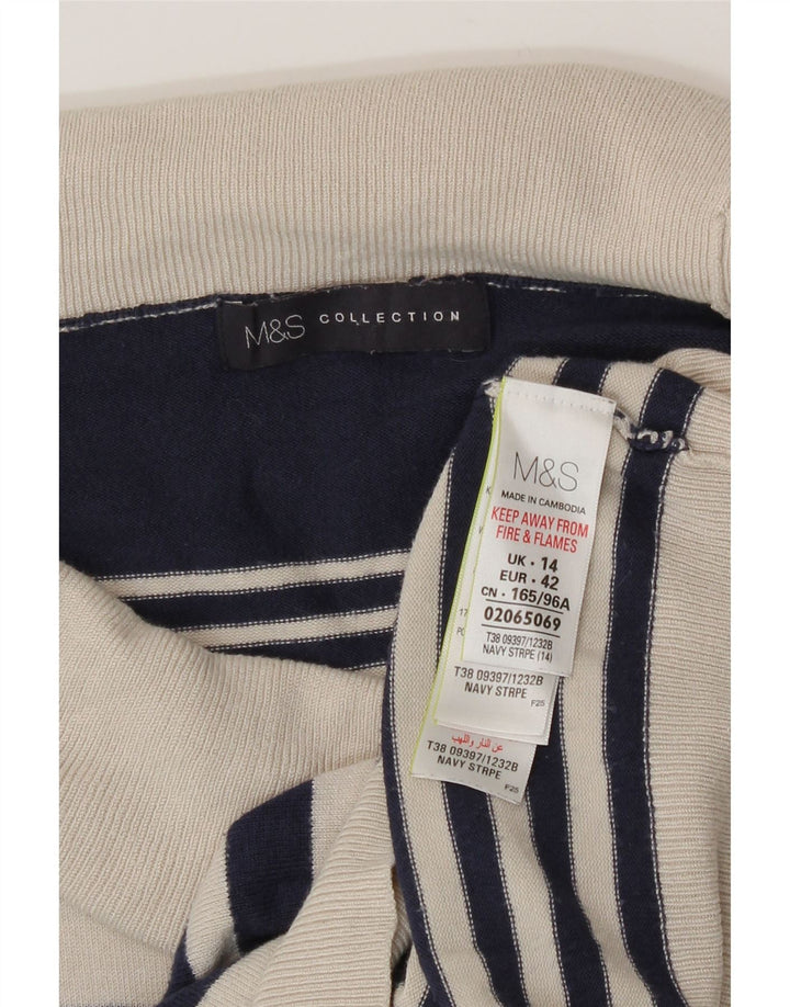 Marks & Spencer Rollkragenpullover für Damen, Gr. 40, Marineblau