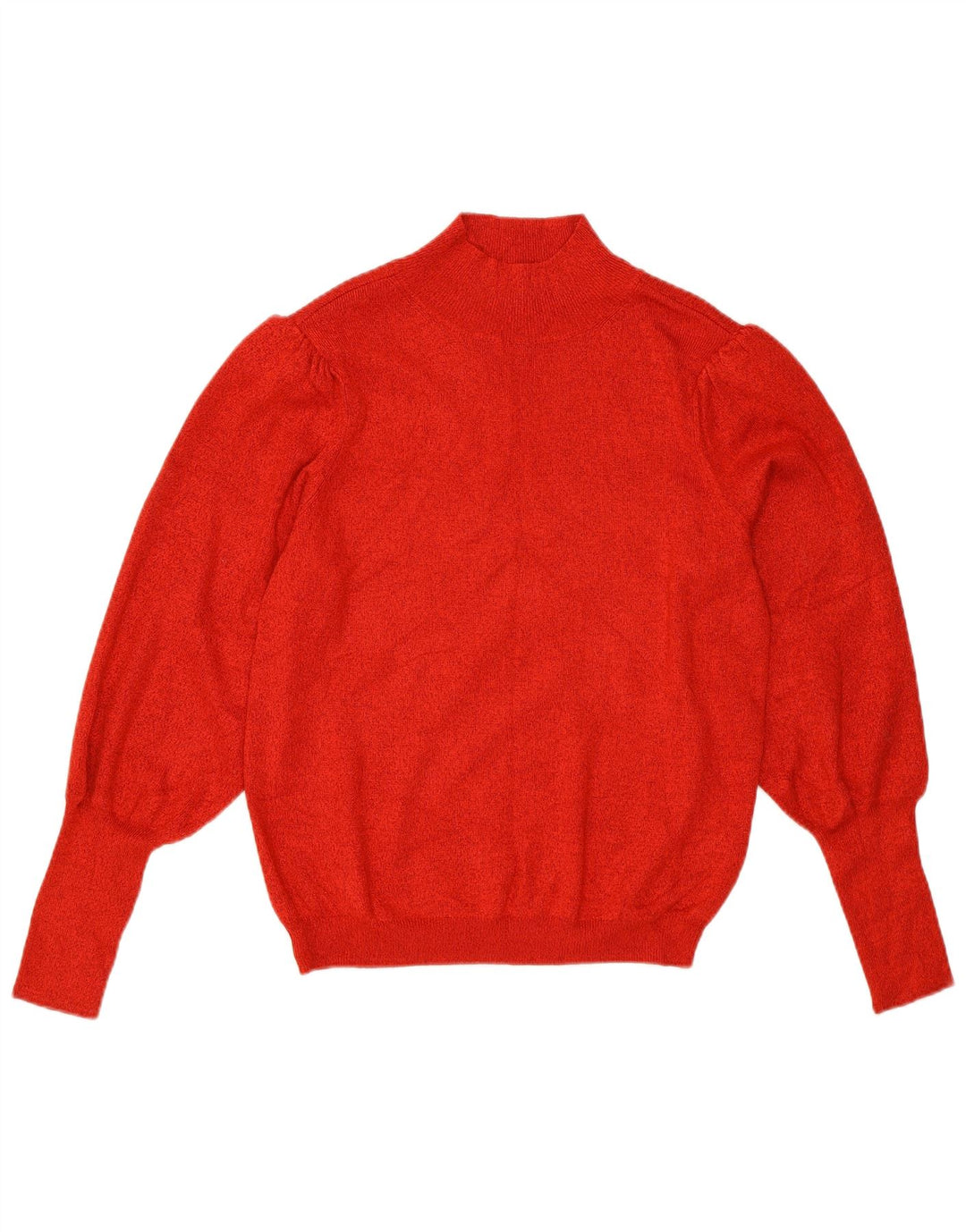 Marks & Spencer Damen Rollkragenpullover Pullover UK 12 Mittelrote Viskose