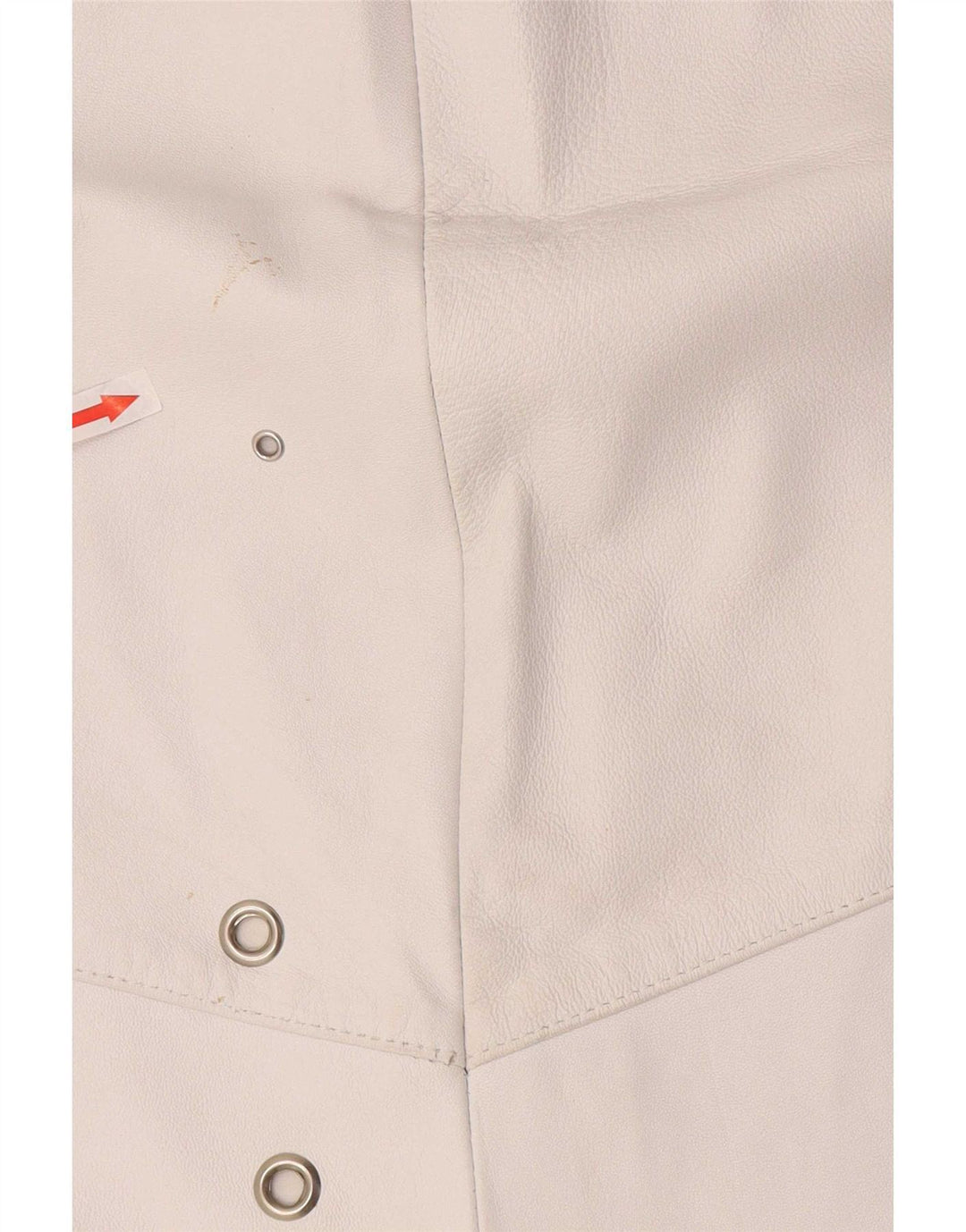 Vintage Damen Lederrock W36 XL Weiß