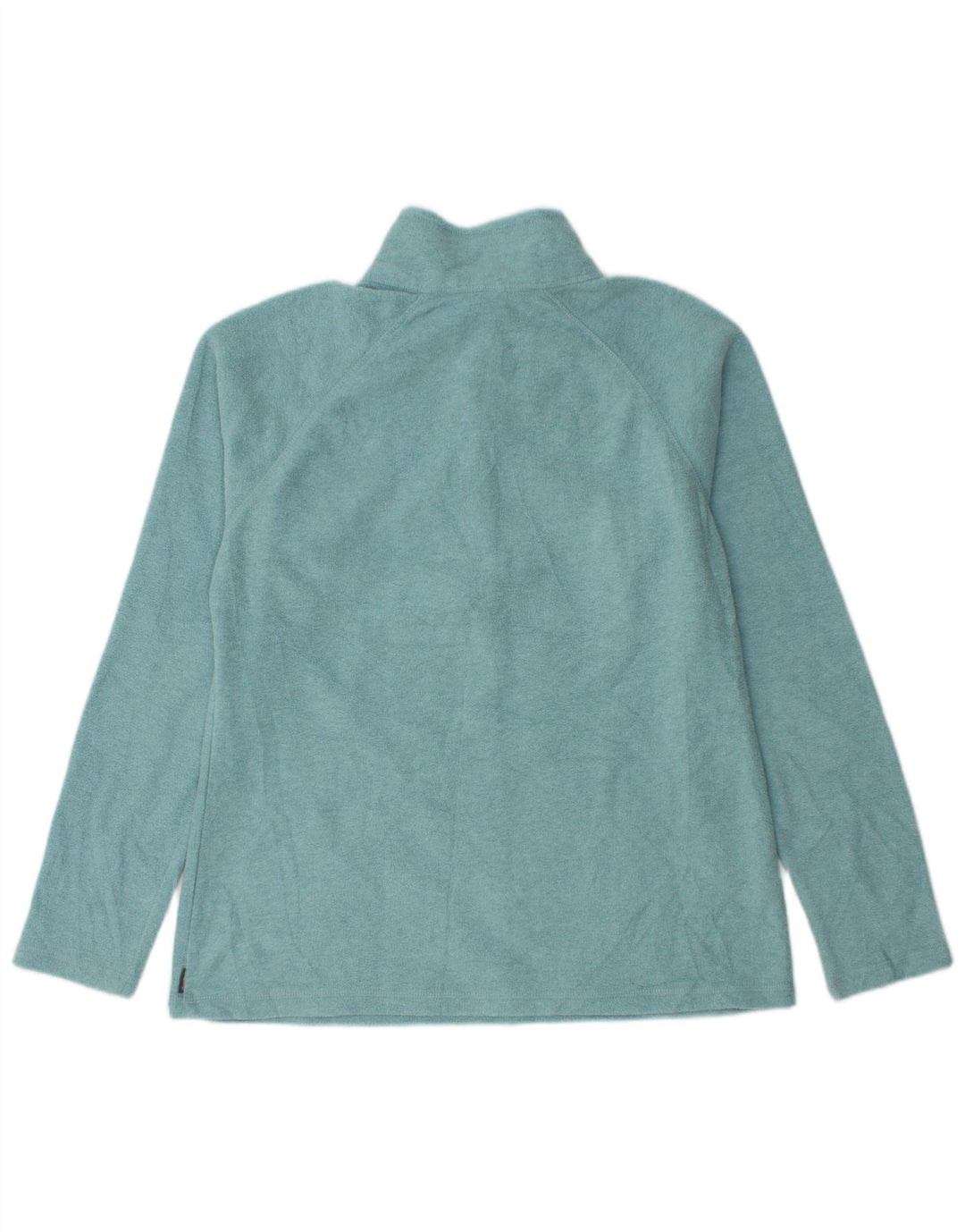 Eddie Bauer Damen-Fleecepullover mit Reißverschluss, UK 14, Mittelblau, Polyester