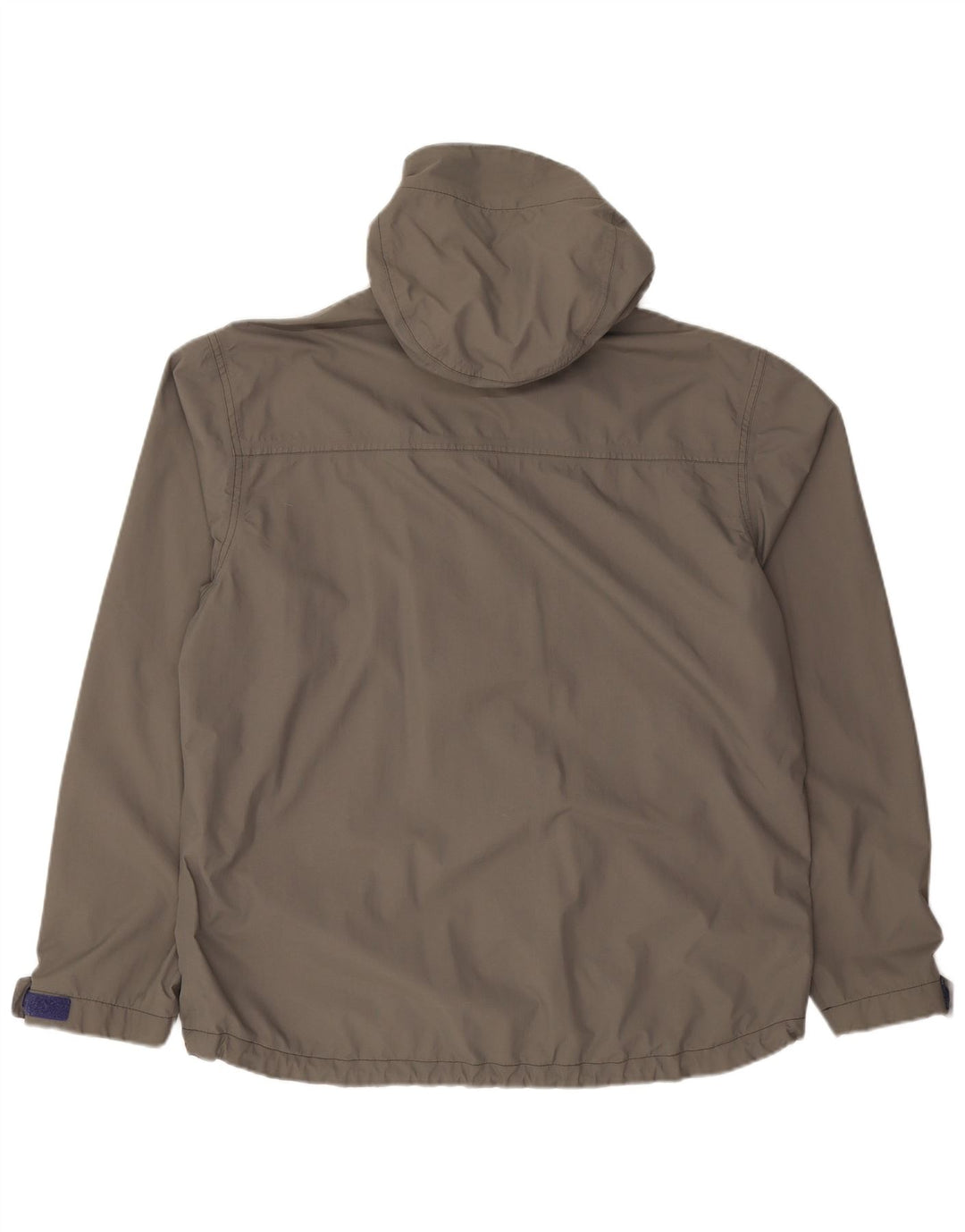 Fat Face Mens Hooded Rain Jacket UK 40 Large Grey Nylon