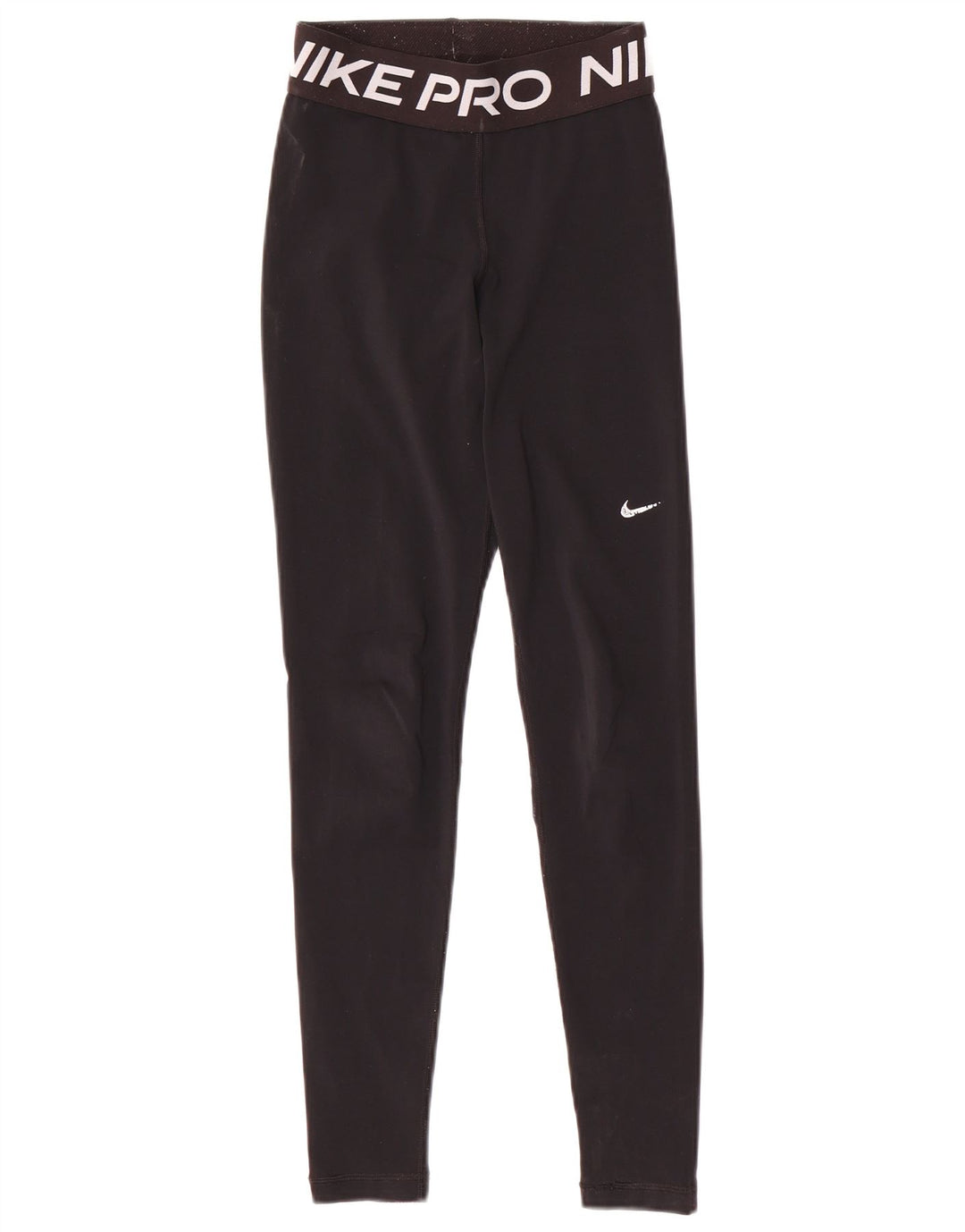 NIKE Damen Dri Fit Graphic Leggings UK 6 XS Schwarz