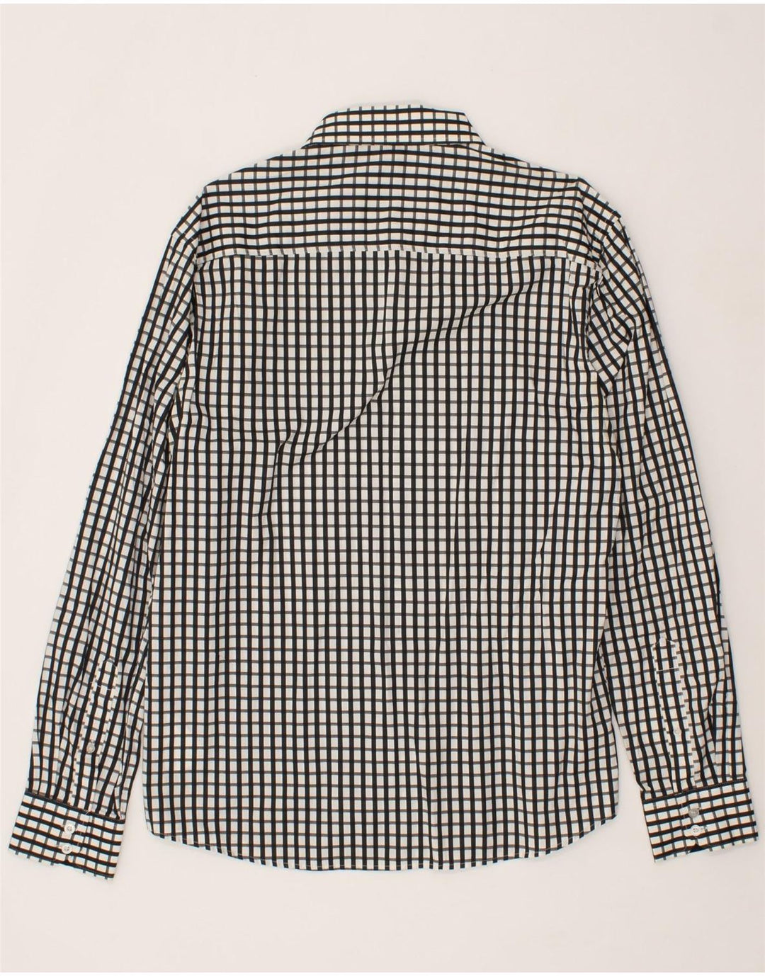 JACK & JONES Mens Shirt XL Black Check Cotton Vintage Jack & Jones and Second-Hand Jack & Jones from Messina Hembry 