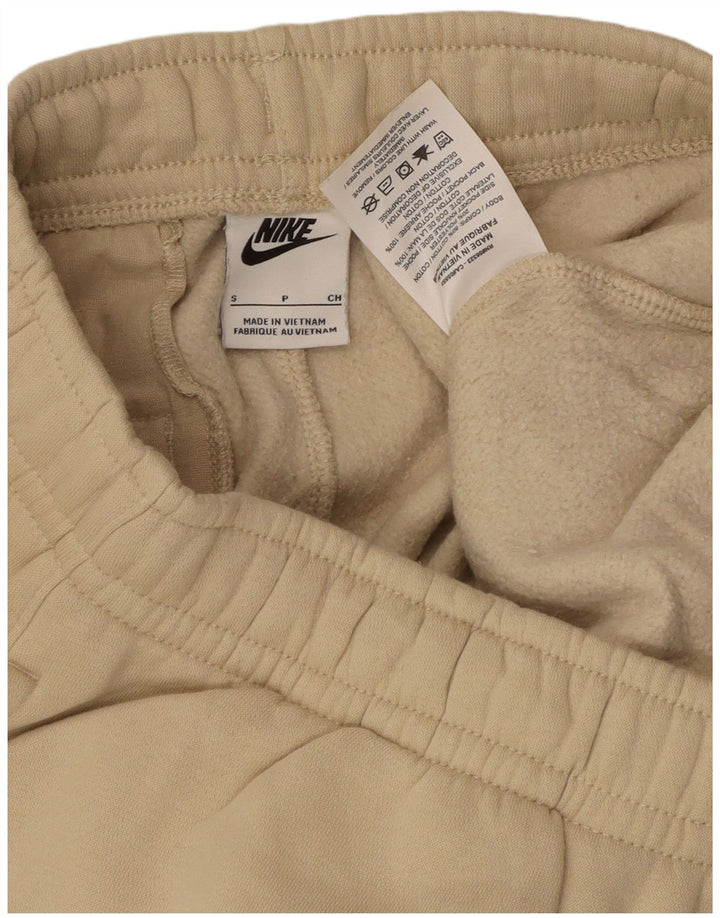 Nike Herren-Trainingshose, Jogginghose, Größe S, beige, Baumwolle