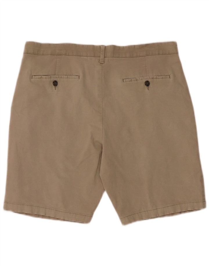 Marks & Spencer Herren Chinoshorts W36 Large Beige Baumwolle