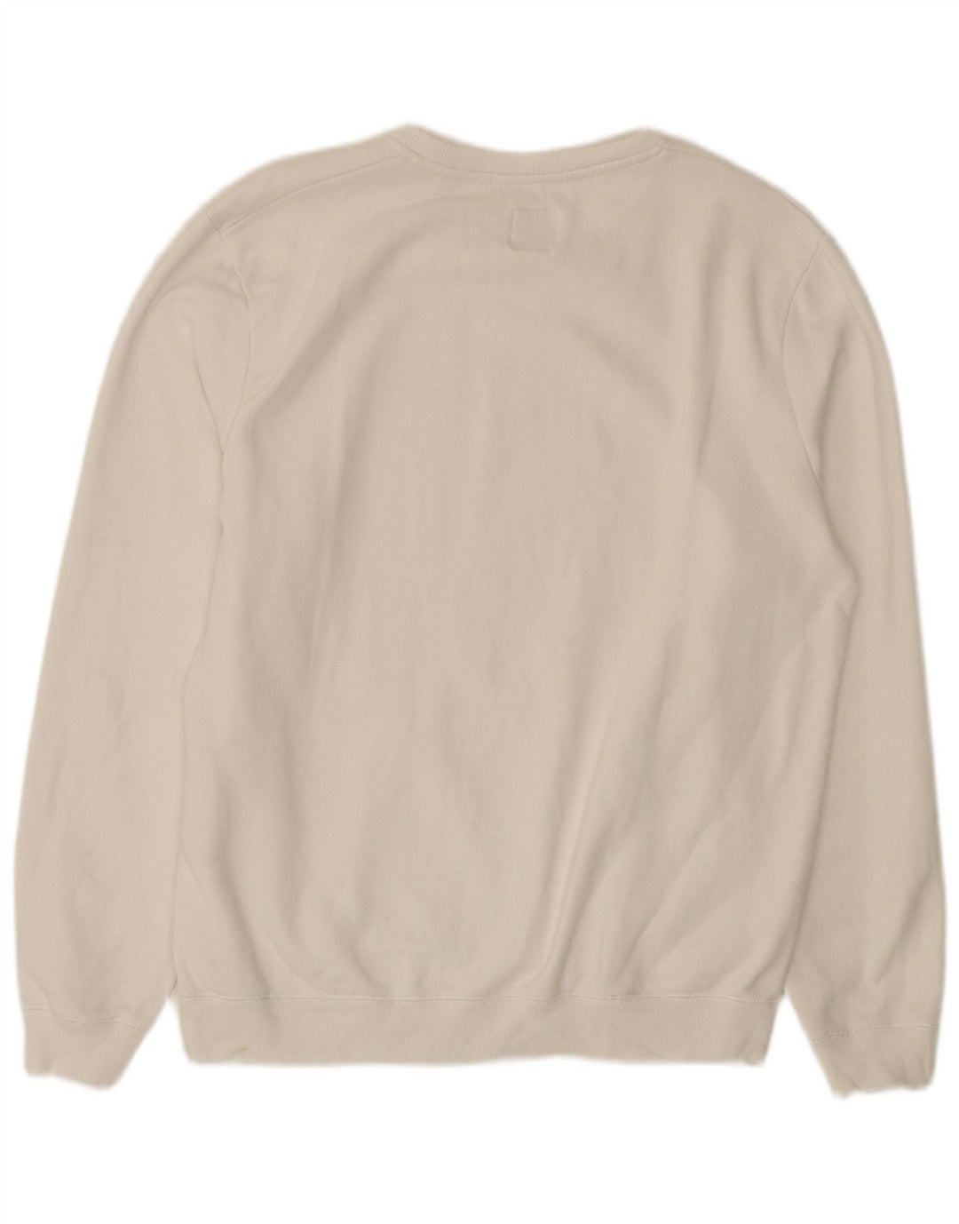 Jack Wills Herren-Sweatshirt, Pullover, XL, weiße Baumwolle