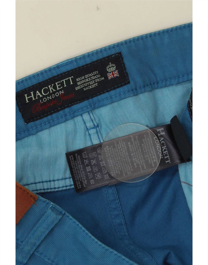 Hackett Herren-Freizeithose, gerade, W44, L31, Blau, Baumwolle