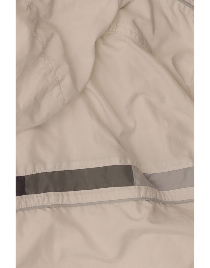 Reebok Damen-Trainingsanzug mit Kapuze, Top-Jacke, UK 12, mittelweiß, Farbblock