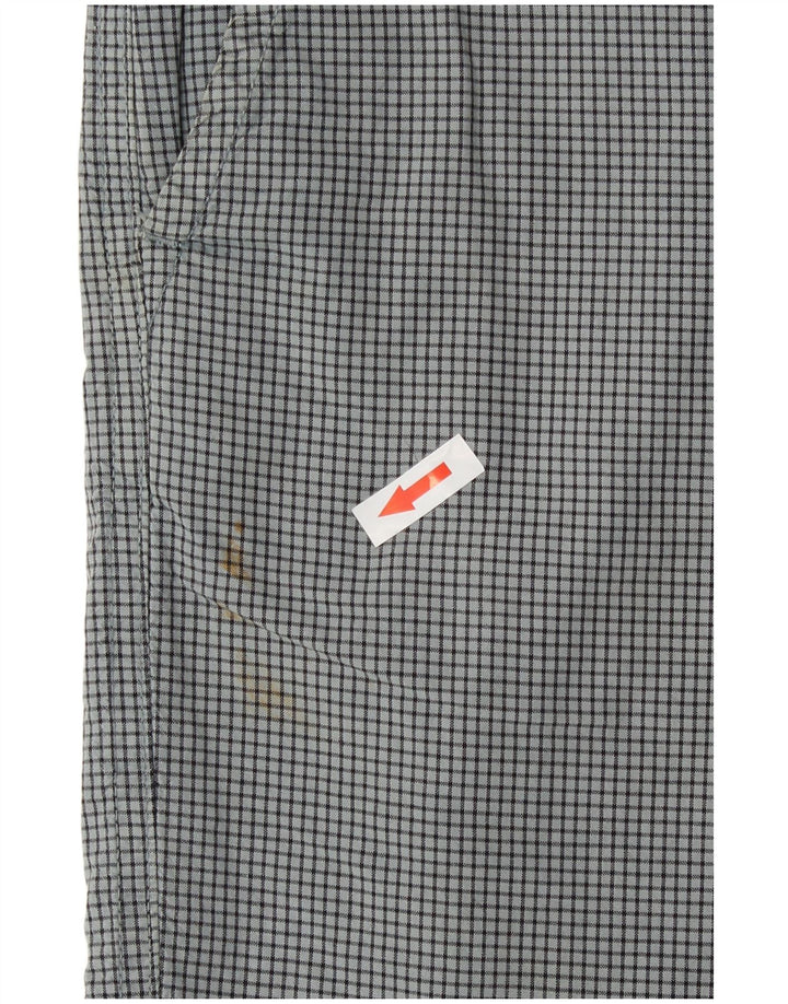 Converse Herren-Chinoshorts, groß, W34, grau karierte Baumwolle