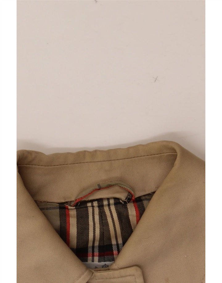 AQUASCUTUM Damen Trenchcoat UK 14 Medium Beige