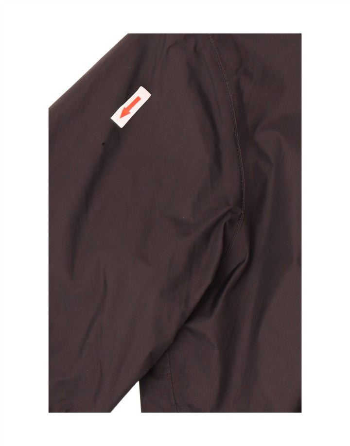 K-Way Jungen-Windbreakerjacke mit Kapuze, 13–14 Jahre, schwarzes Polyamid