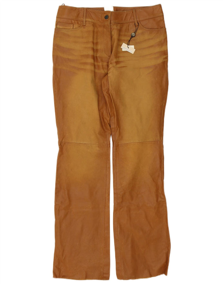 Vintage Herren Lederhose W34 L35 Braun