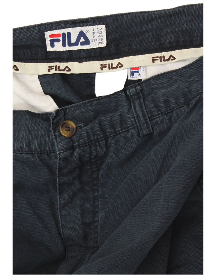 FILA Herren Cargoshorts IT 52 XL W36 Marineblau