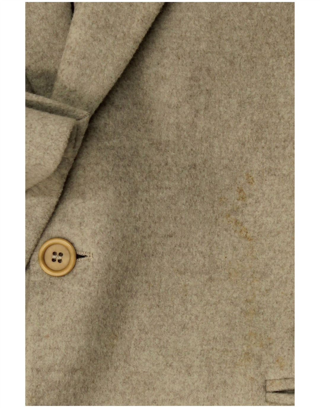 VINTAGE Herren 2-Knopf-Blazerjacke IT 48 Mittelgrünes Polyamid