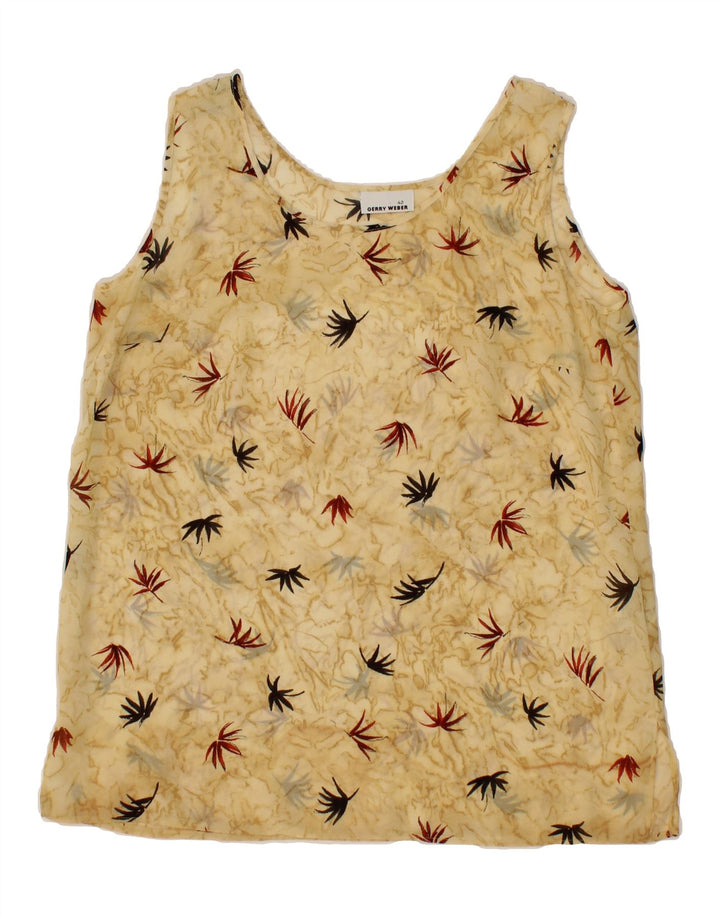 GERRY WEBER Womens See Through 2 Piece Set EU 42 Large Yellow Floral Vintage Gerry Weber and Second-Hand Gerry Weber from Messina Hembry 