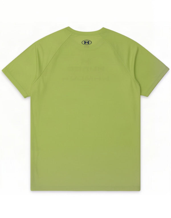Under Armour Boys Graphic T-Shirt Top 13-14 Years XL Green Polyester