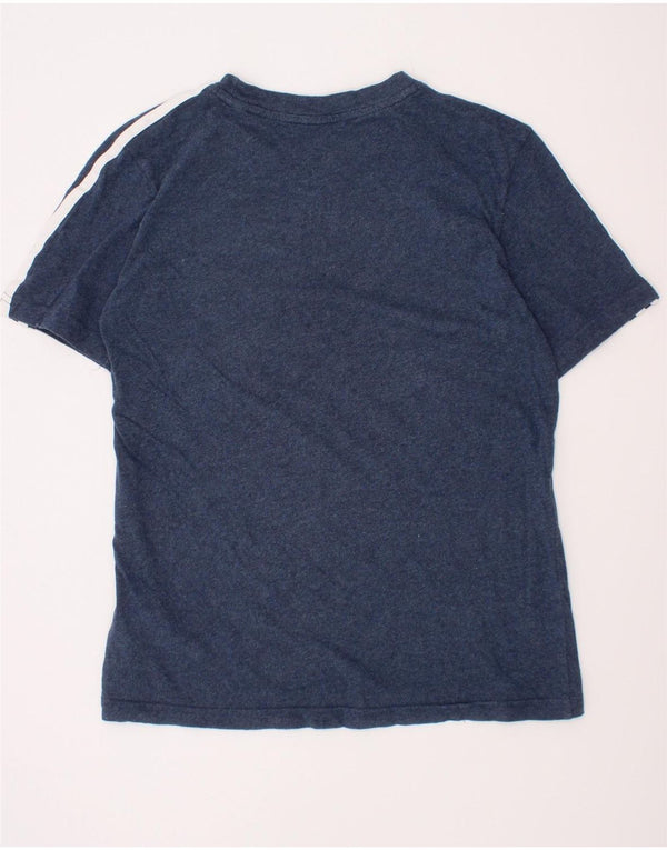 Adidas Jungen T-Shirt Top 11-12 Jahre Marineblaue Baumwolle