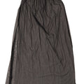 Benetton Damen Maxirock XS W25 Graues Polyamid