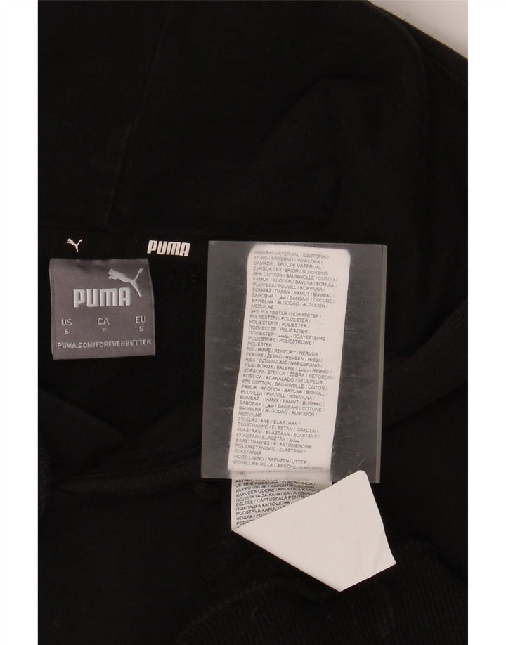 Puma Herren Kapuzenpullover Small Schwarz Baumwolle