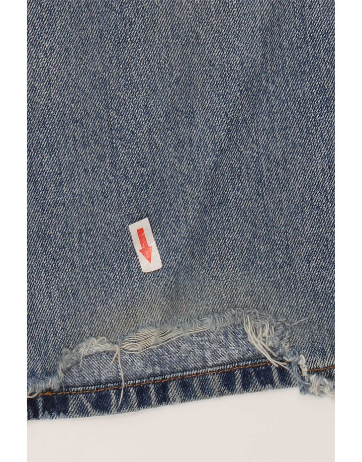 Wrangler Herren Texas Straight Jeans W36 L30 Blaue Baumwolle