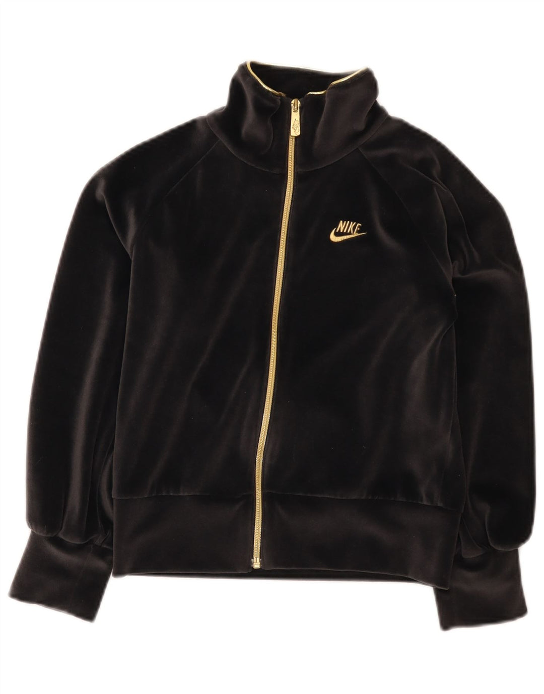 Nike Mädchen-Trainingsanzug-Top-Jacke, 8–9 Jahre, Größe S, Grau