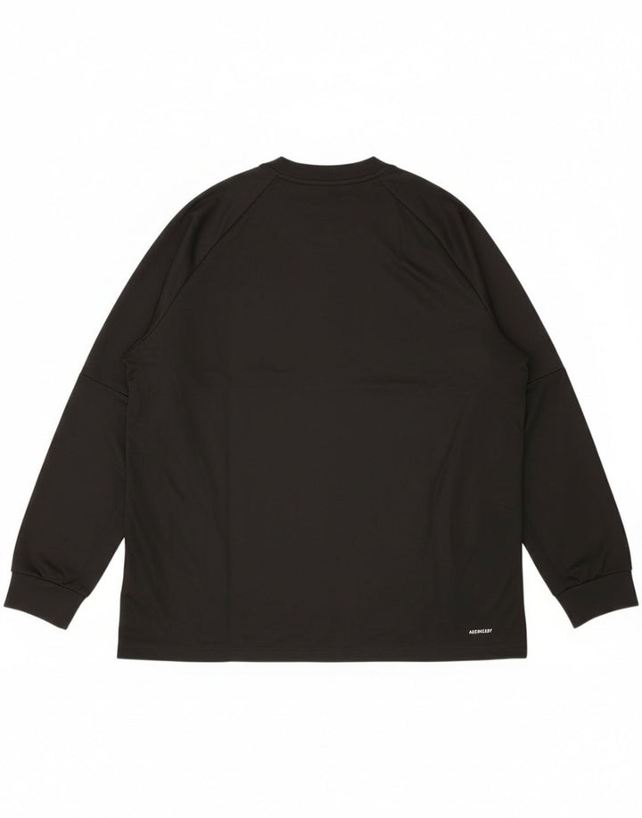 Adidas Herren Aeroready Trainingsanzug Top Jacke 2XL Schwarz Polyester